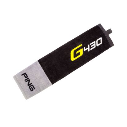 Ping towel trifold black yellow