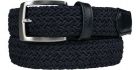 alberto golf belt basic braided navy 85