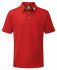 fj polo stretch pique solid red s