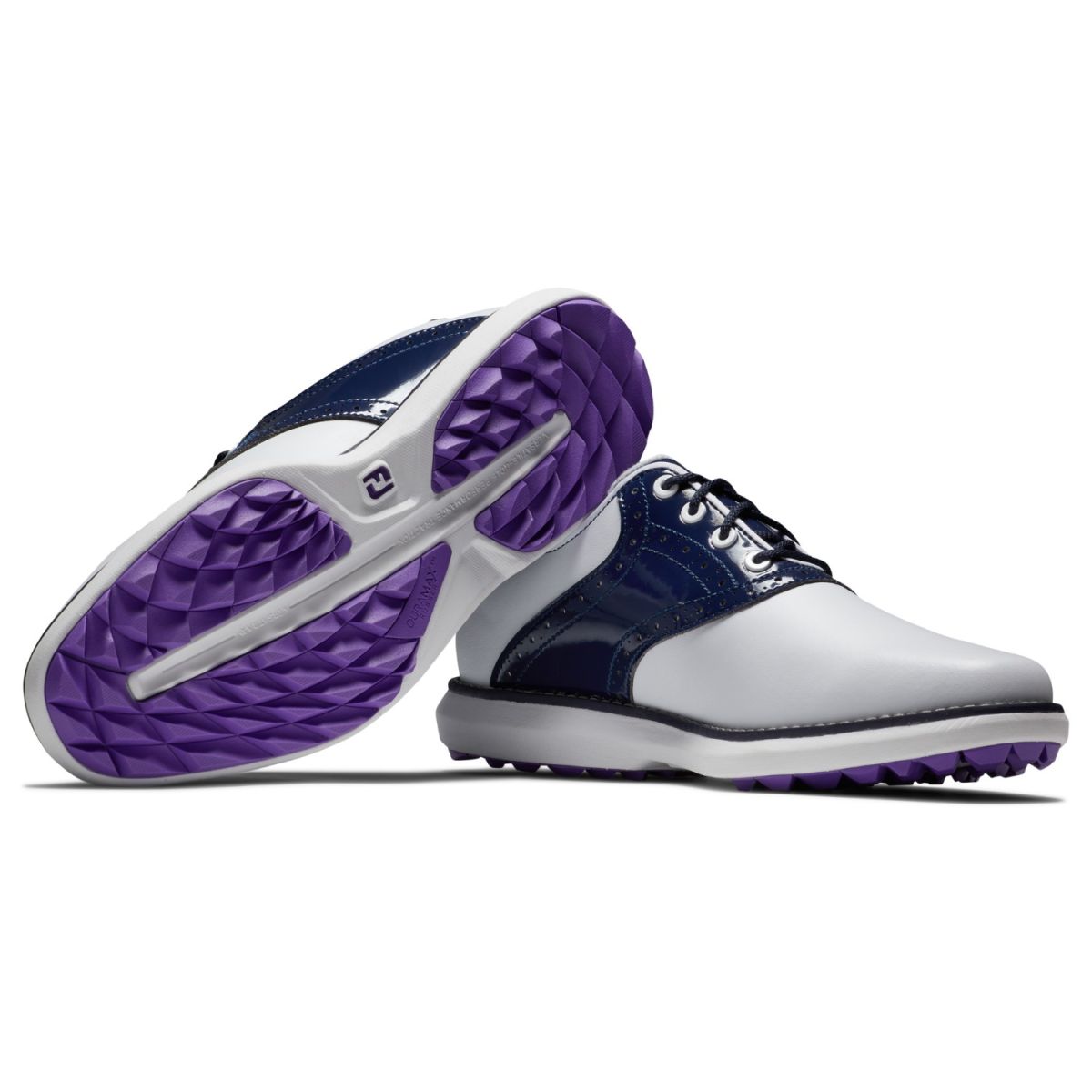 fj w traditions spikeless white navy