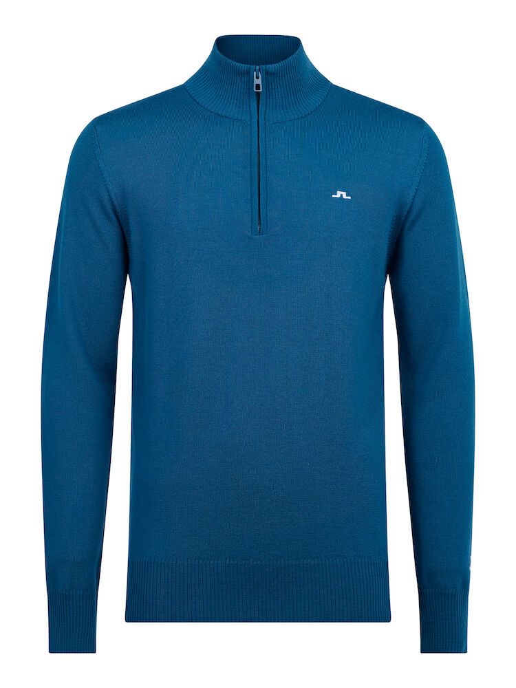 jlindeberg sweater kian zipped blue s