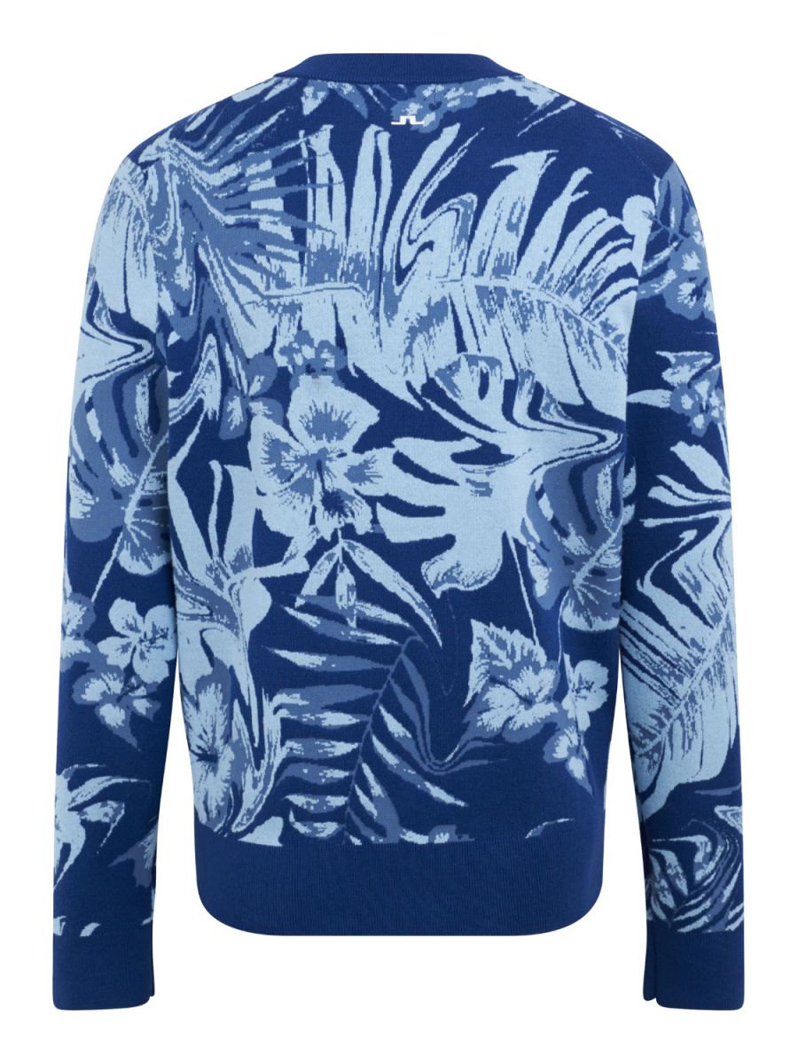 jlindeberg sweater percy blue m