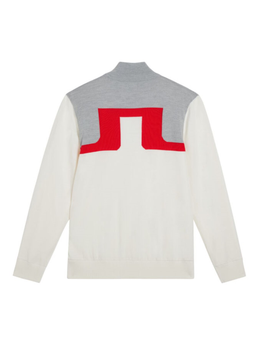 jlindeberg sweater windbreaker jeff white xl