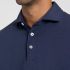 Kjus heren polo hollow pima atlanta blue M