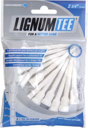 Lignum Tees white 72 mm
