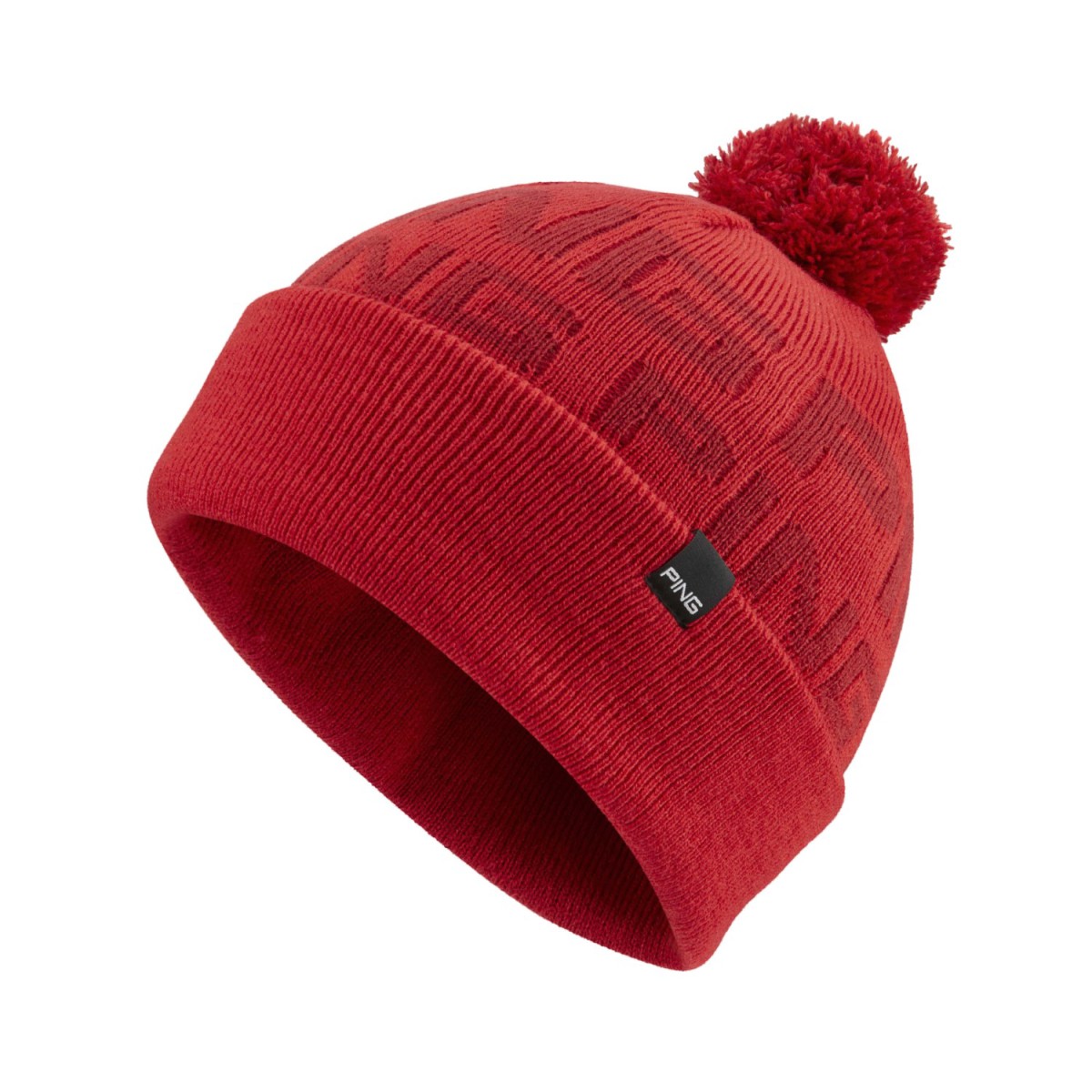 Ping muts bobble bright red