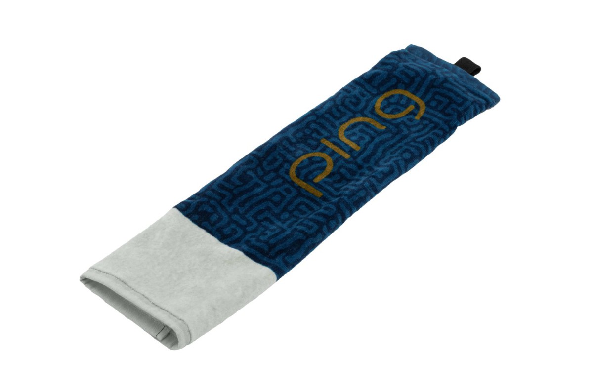 Ping towel g le 3 navy gold
